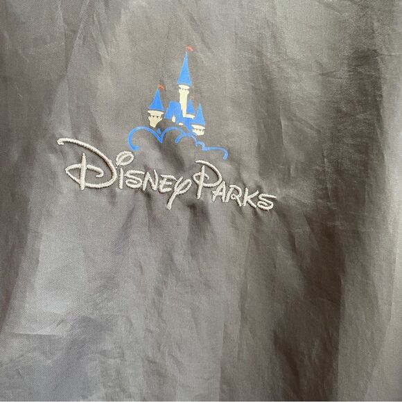DISNEY PARKS EMBROIDERED WINDBREAKER IN BLUE AND GRAY - Picture 7 of 11